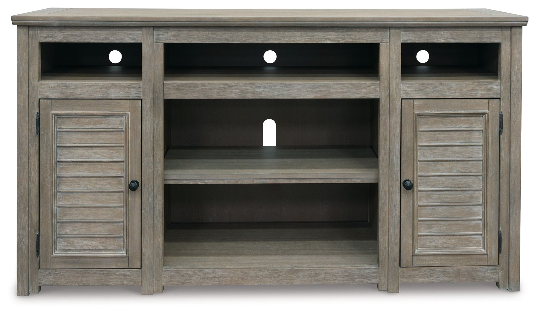 Signature Design by Ashley® Moreshire - Bisque - 72" TV Stand W/Fireplace Option | Meri Furniture