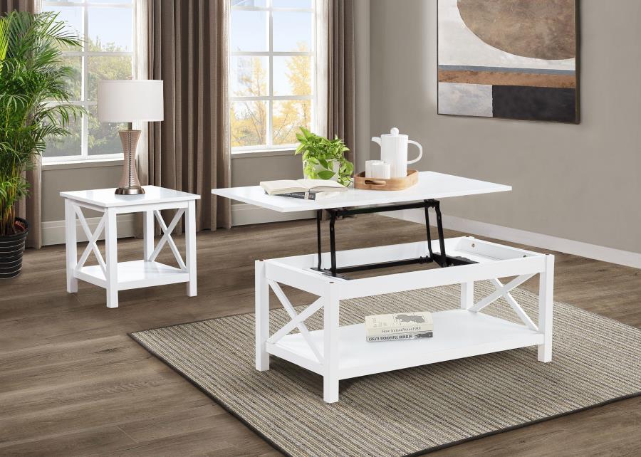 Skyview - Rectangular Lift Top Coffee Table Set