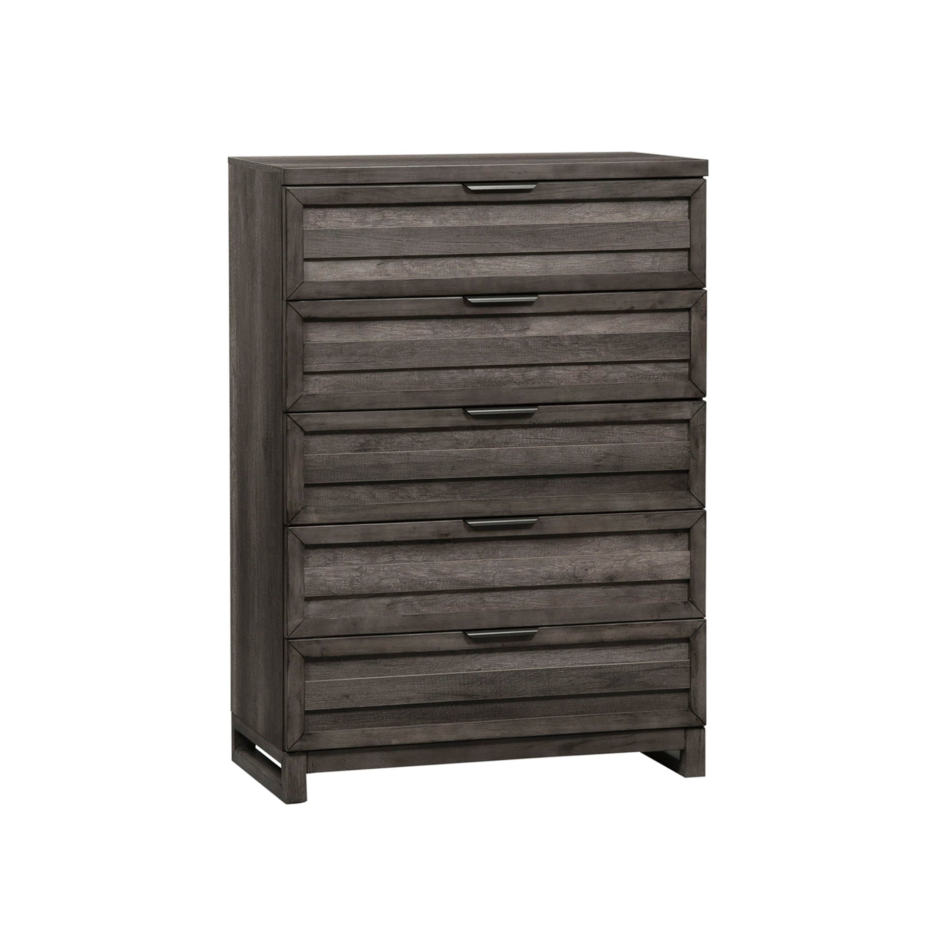 Liberty Furniture Tanners Creek - 5 Drawer Chest - Dark Gray | Meri Furniture