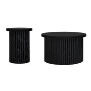Modern Round Coffee Table And Side Table (Set of 2)