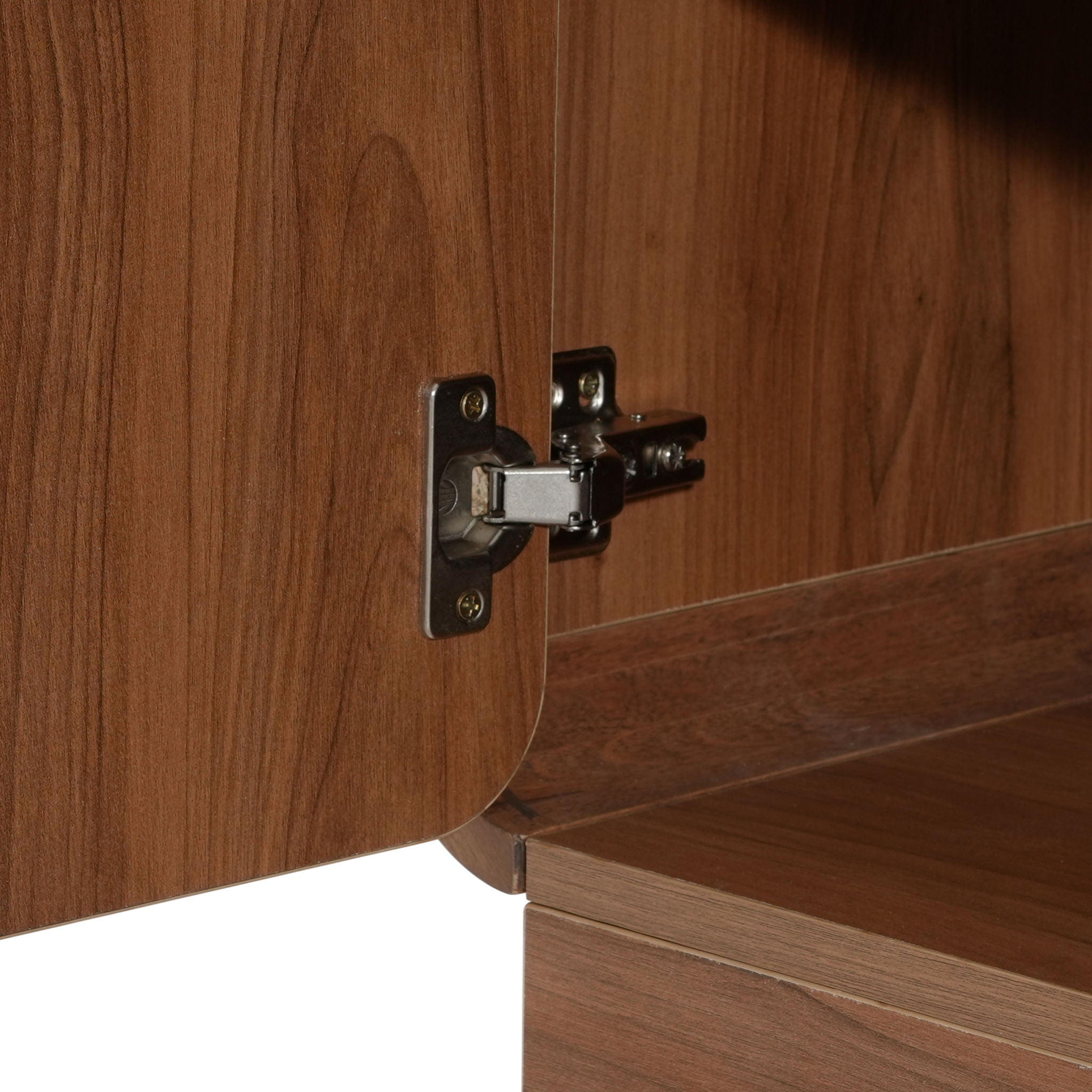 Sideboard, Wide Storage With 2 Doors And 3 Drawers