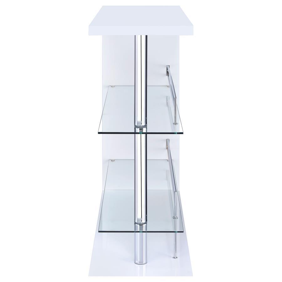 Coaster Fine Furniture Prescott - Rectangular 2-Shelf Bar Unit | Meri Furniture