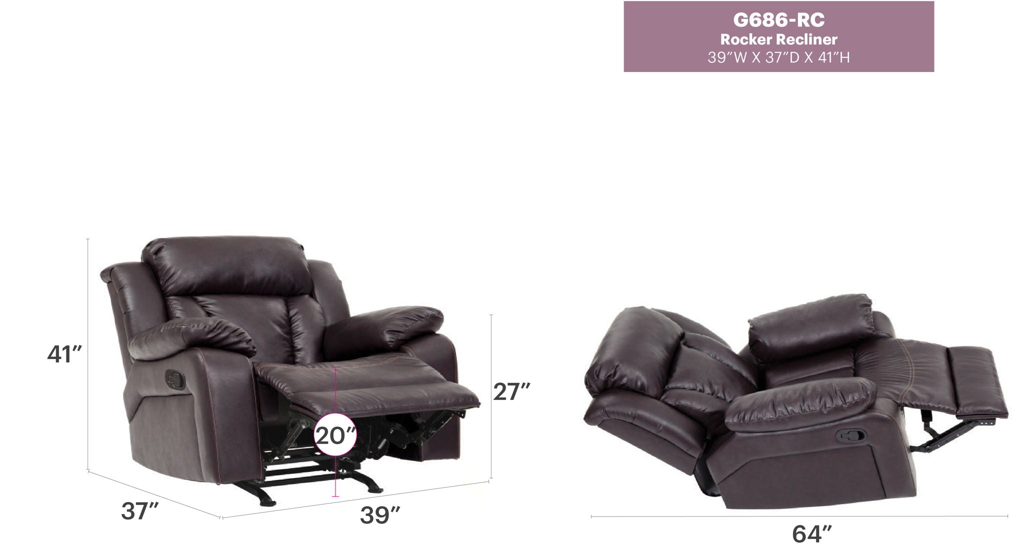 Daria - Rocker Recliner