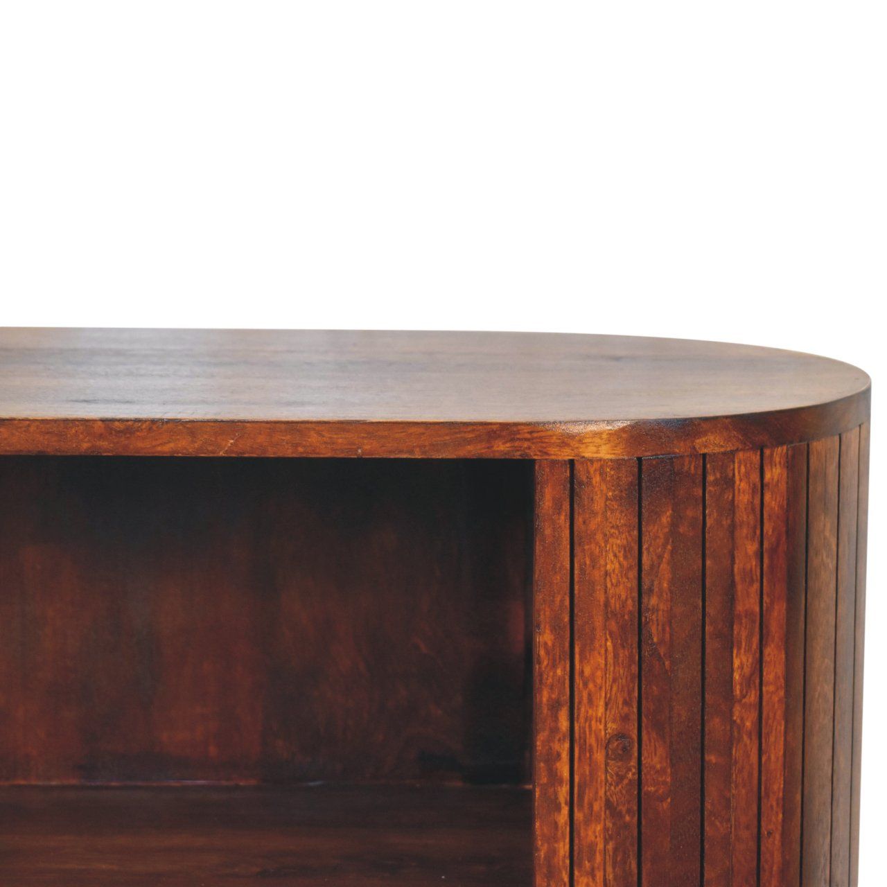 Cortez - Open Cabinet - Brown