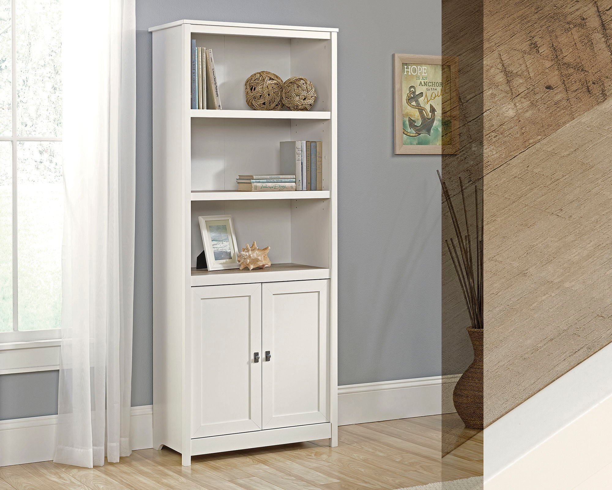 Library With Doors Soft White
