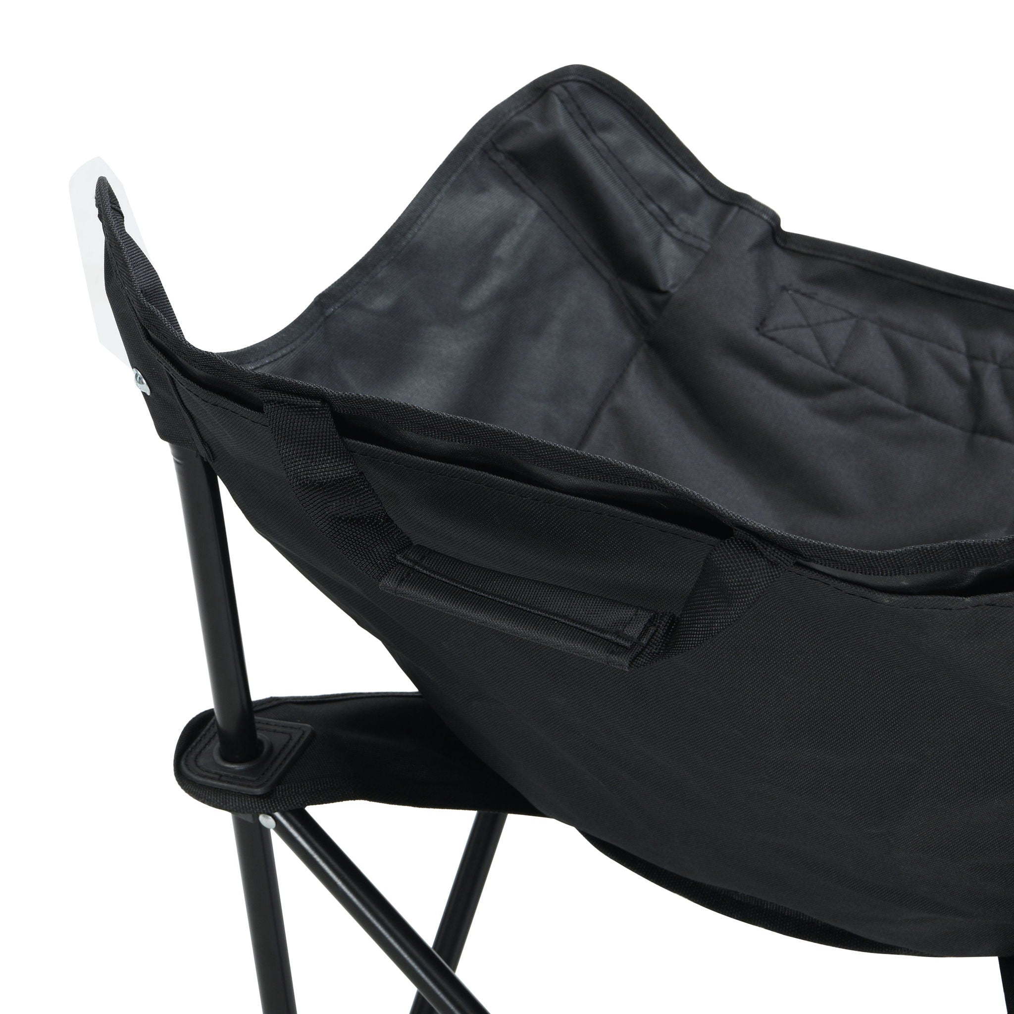 2 Pieces Outdoor Camping Chairs Folding / Portable, Comfortable Seating, Durable Steel Fram