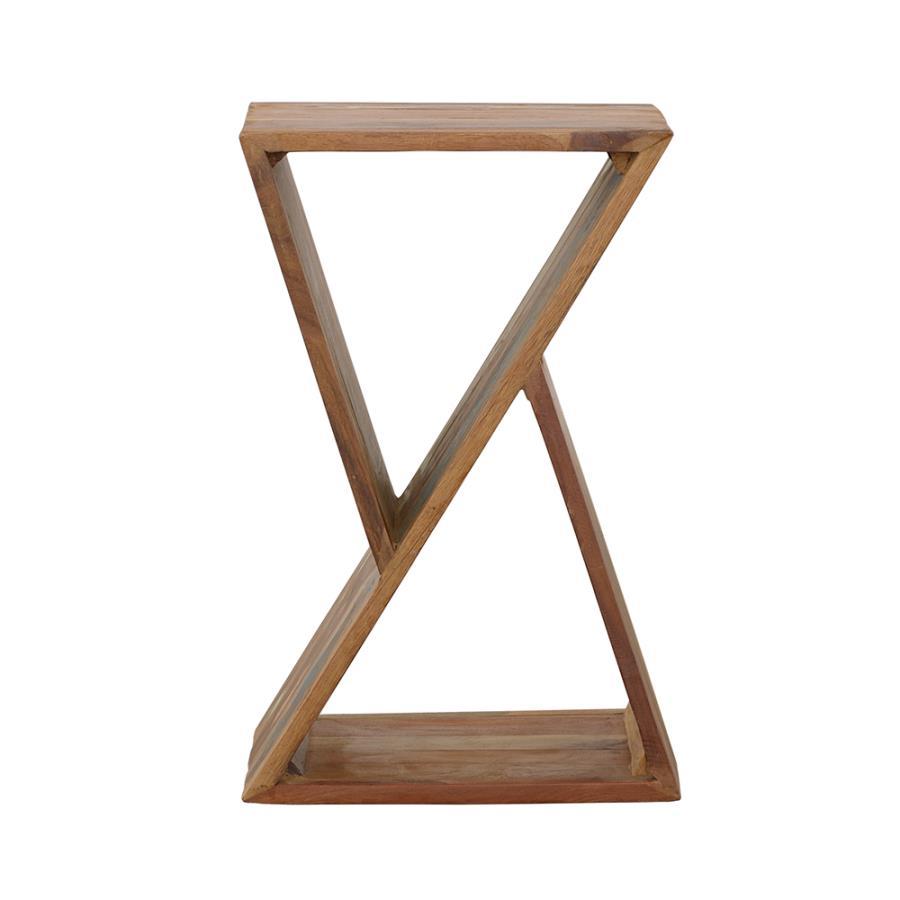 Coaster Fine Furniture Lily - Solid Reclaimed Wood Accent Side Table - Natural | Meri Furniture