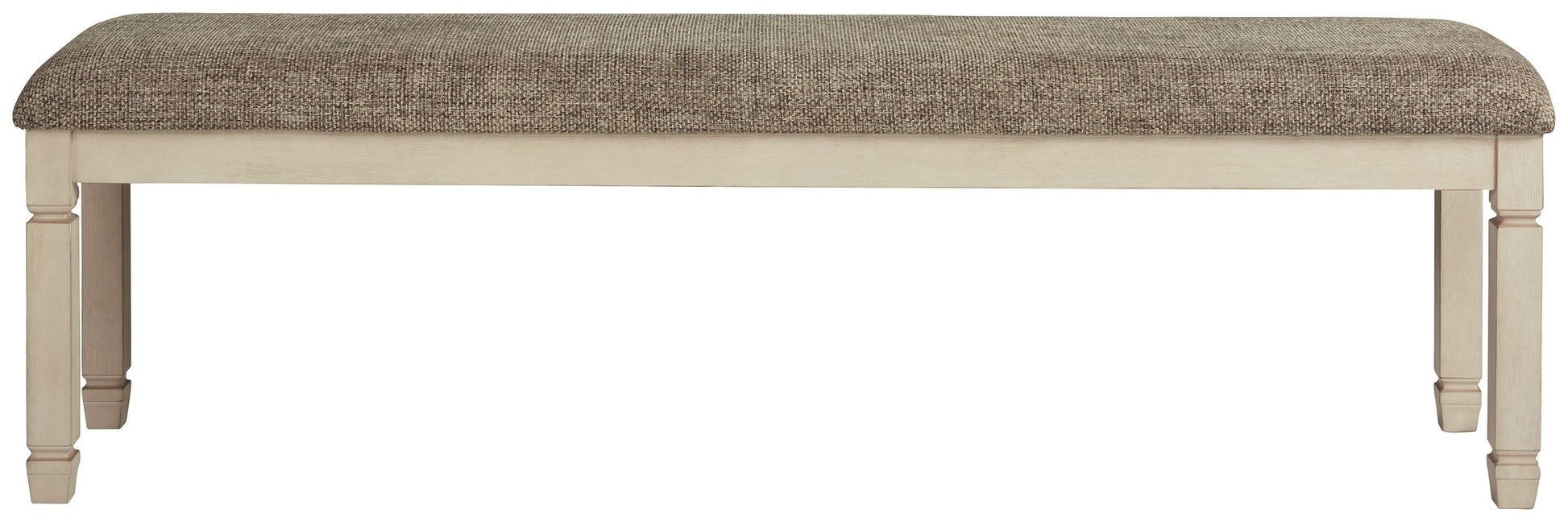 Signature Design by Ashley® Bolanburg - Brown / Beige - Extra Large Uph Drm Bench | Meri Furniture