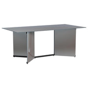 Coaster Fine Furniture Emery - Rectangular Mirrored Dining Table - Silver | Meri Furniture