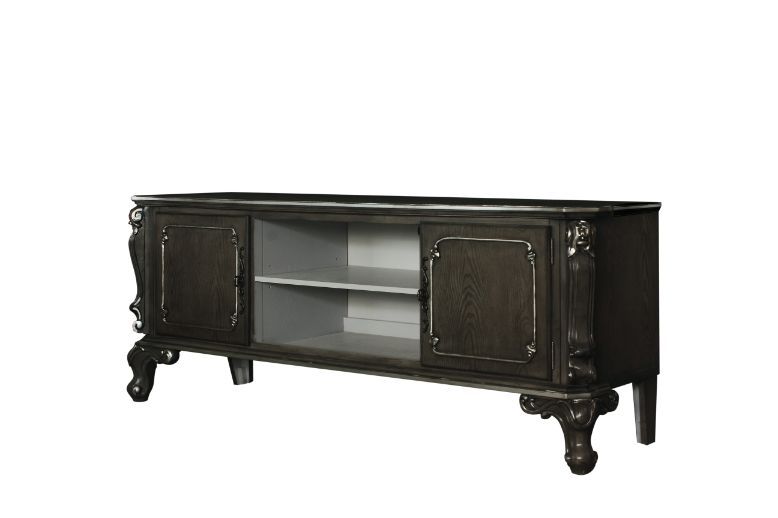 ACME House - Delphine - TV Stand - Charcoal Finish | Meri Furniture