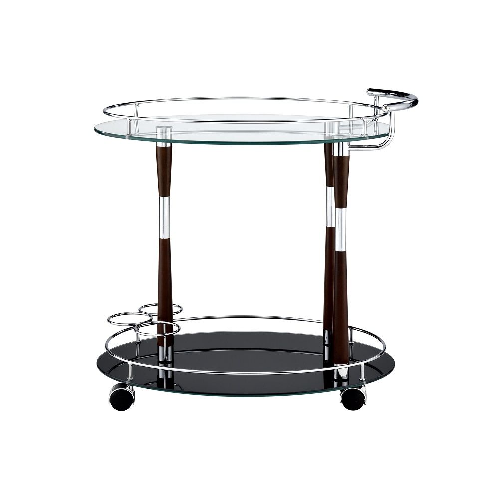 ACME Vorsila - Serving Cart - Pearl Silver | Meri Furniture