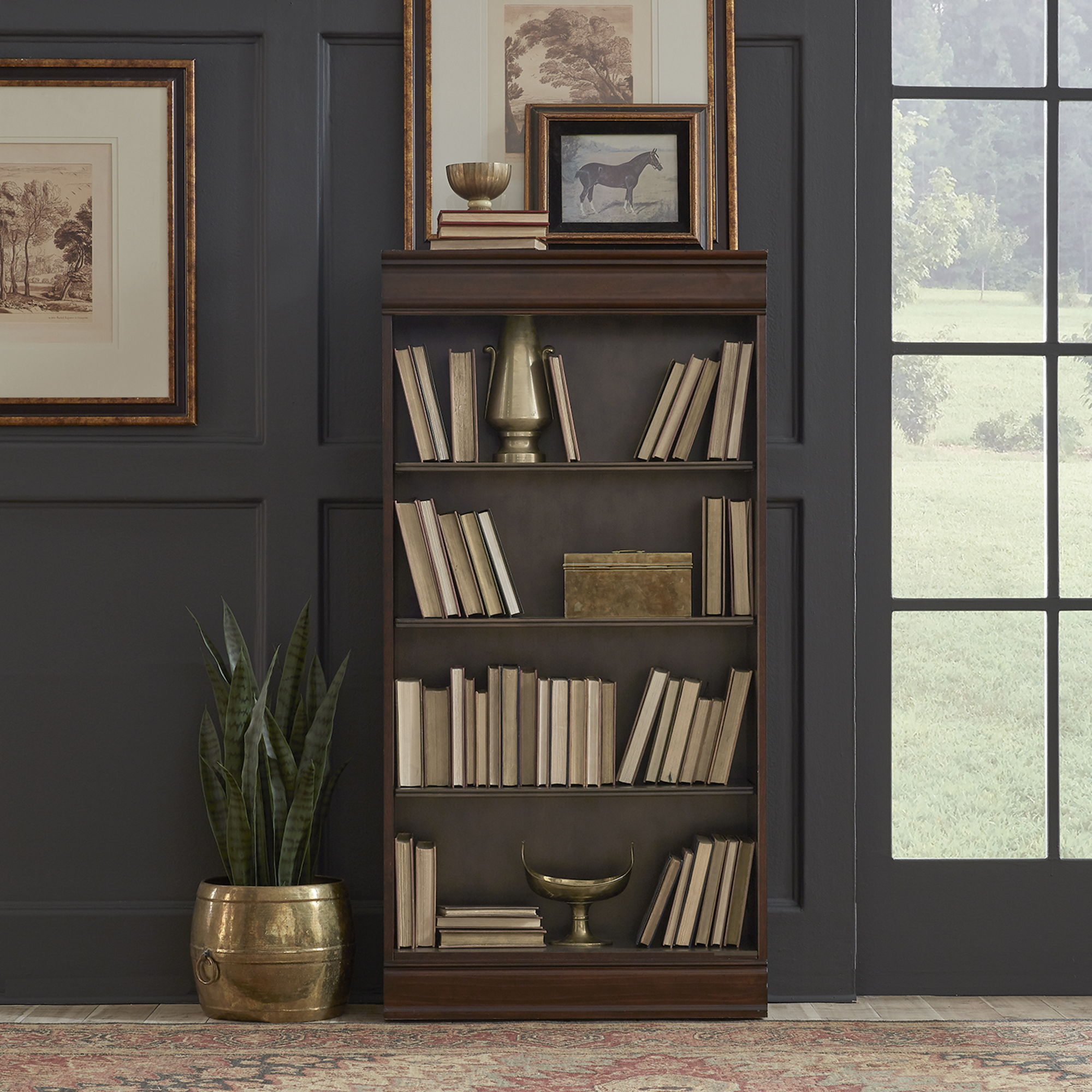 Liberty Furniture Brayton Manor - Jr Executive Bookcase (RTA) | Meri Furniture