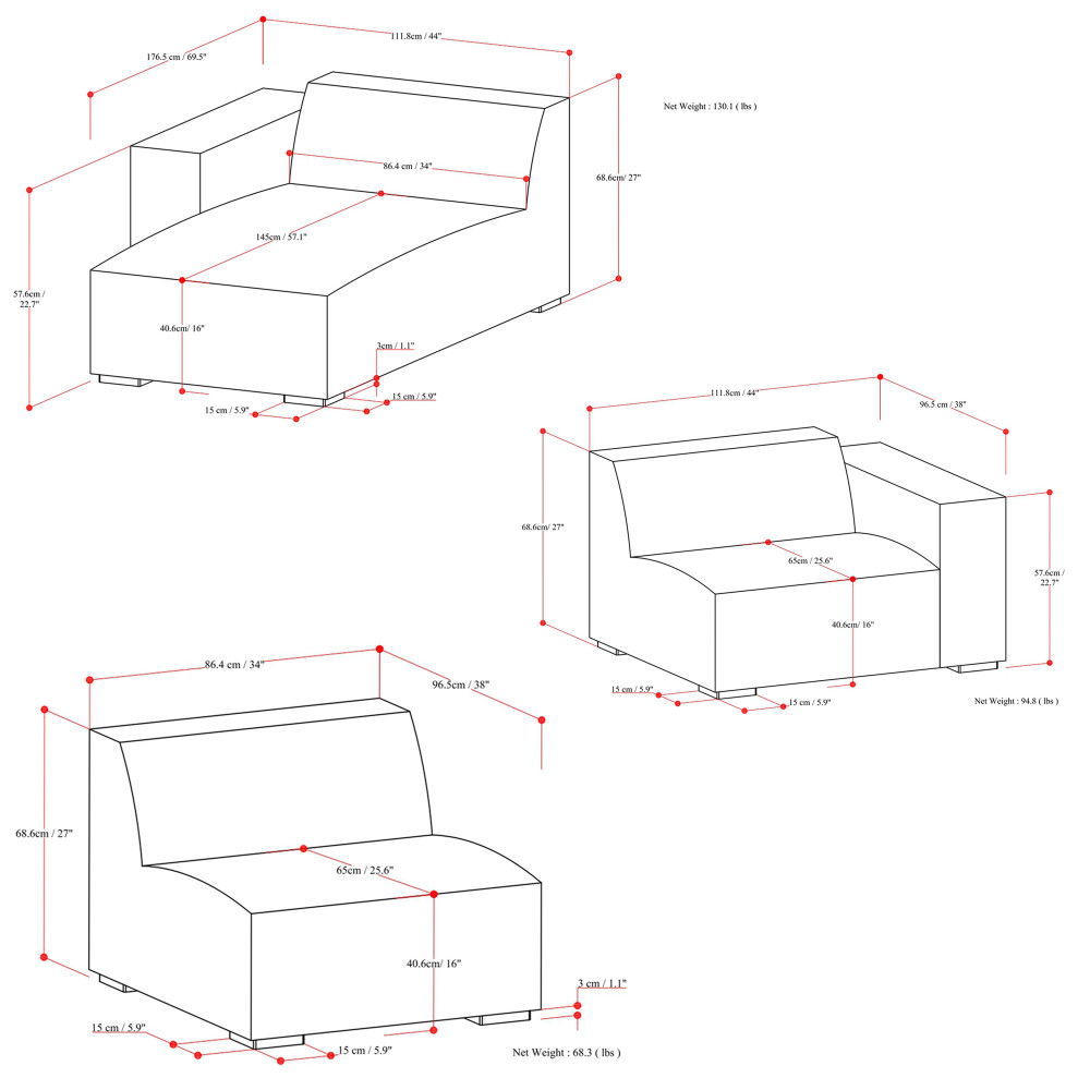 Rex - Handcrafted Sectional Sofa