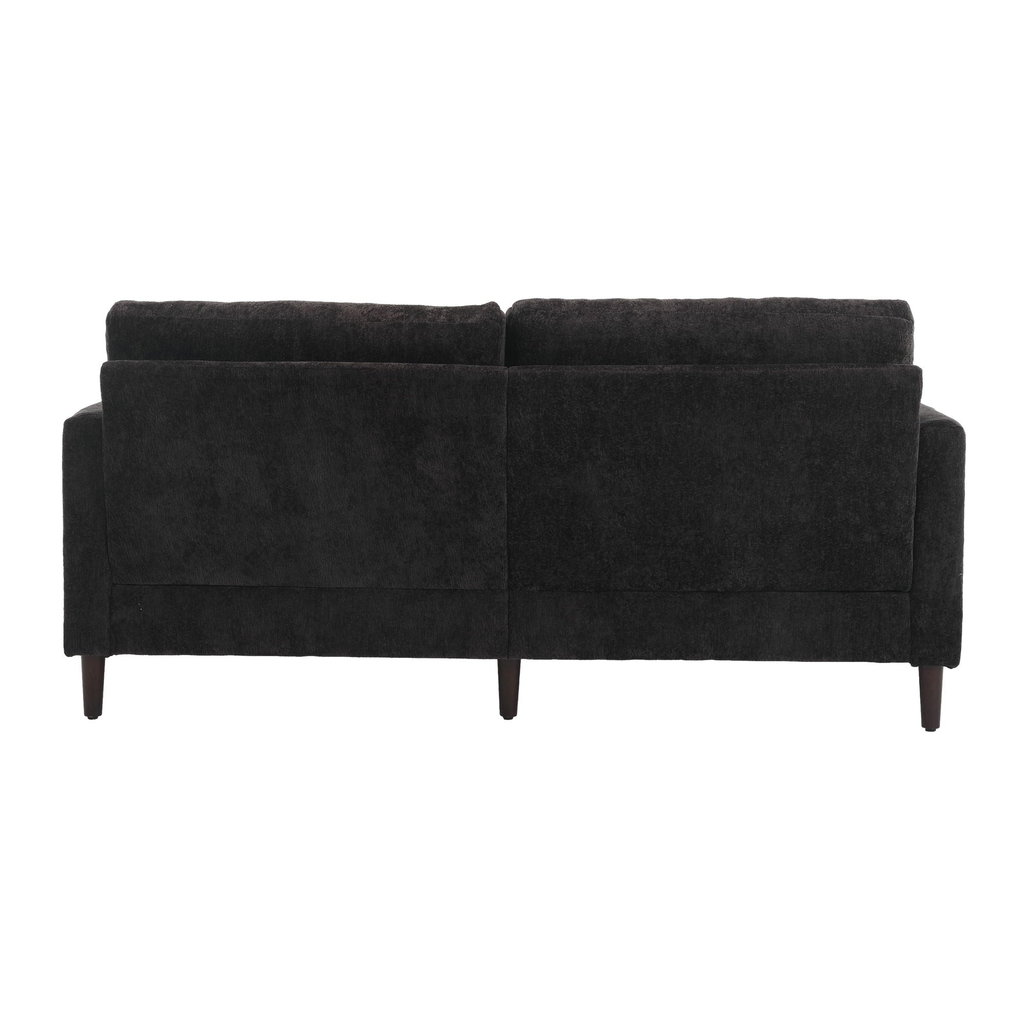 Mid Century Modern Fabric Loveseat Sofa, 2 Seat Upholstered Couch