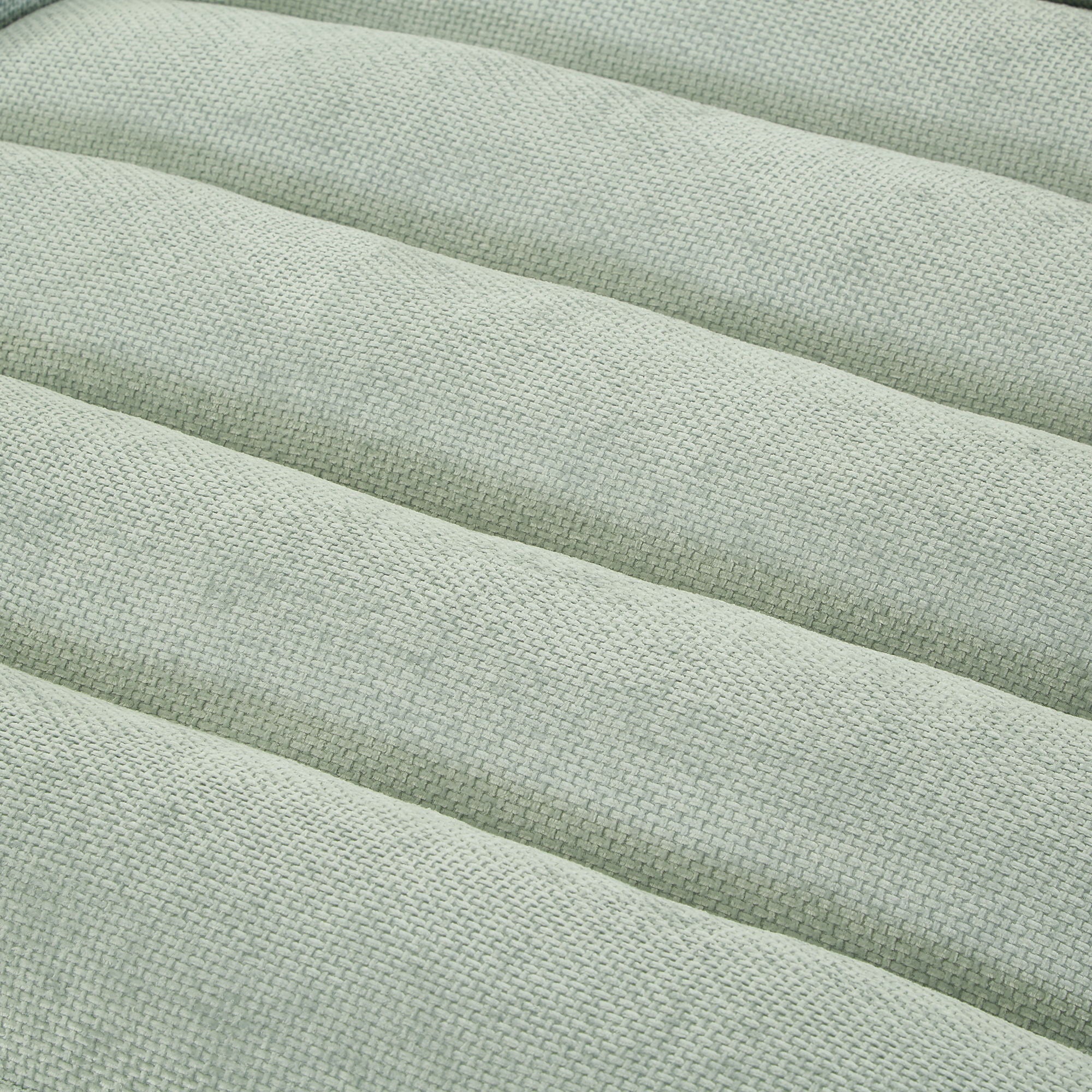 Chaise Bed Lounge Sofa Chair With Adjustable Backrest And LED Light Strip - Green