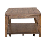 Liberty Furniture Ashford - Rectangular Cocktail Table - Light Brown | Meri Furniture