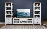 Coaster Fine Furniture Hollis - 3 Piece TV Stand Entertainment Center - White | Meri Furniture