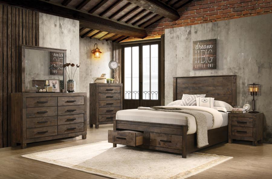 Coaster Fine Furniture Woodmont - Dresser Mirror - Rustic Golden Brown | Meri Furniture