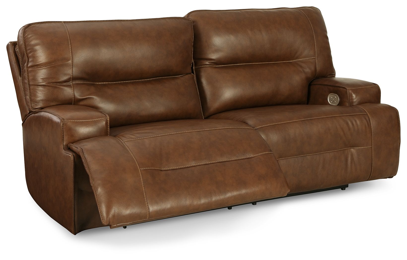 Signature Design by Ashley® Francesca - 2 Seat Pwr Rec Sofa Adj Hdrest | Meri Furniture