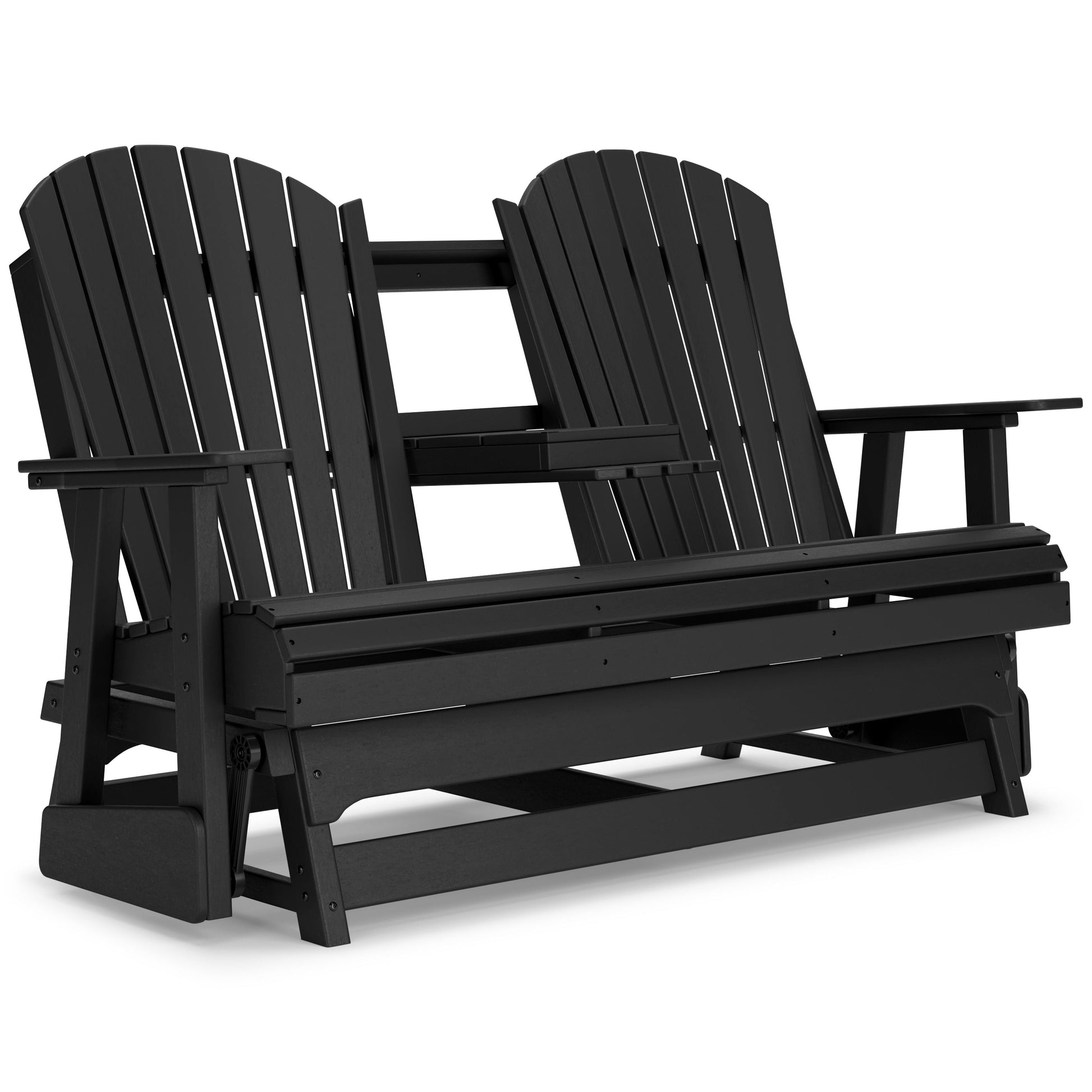 Signature Design by Ashley® Hyland Wave - Glider Loveseat | Meri Furniture