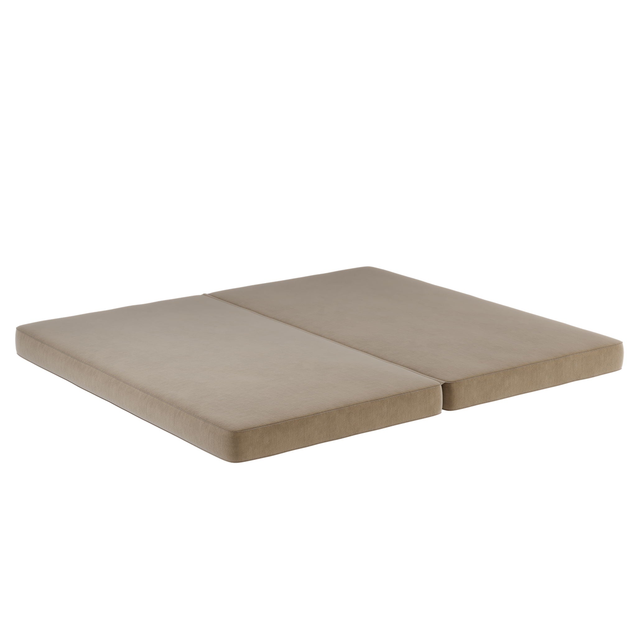 Multifunctional Convertible Sofa Bed With 2 Tumbler Backrests And 2 Pillows, Deep Seat Couch