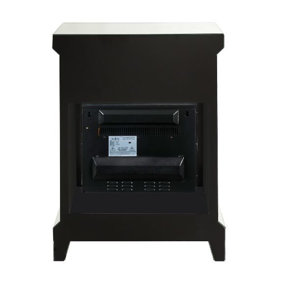 ACME Noralie - Fireplace - Pearl Silver - 35" | Meri Furniture