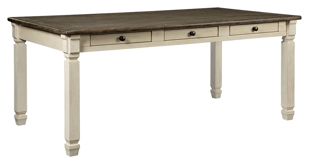 Signature Design by Ashley® Bolanburg - Beige - Rectangular Dining Room Table | Meri Furniture