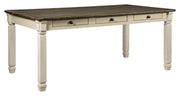 Signature Design by Ashley® Bolanburg - Beige - Rectangular Dining Room Table | Meri Furniture