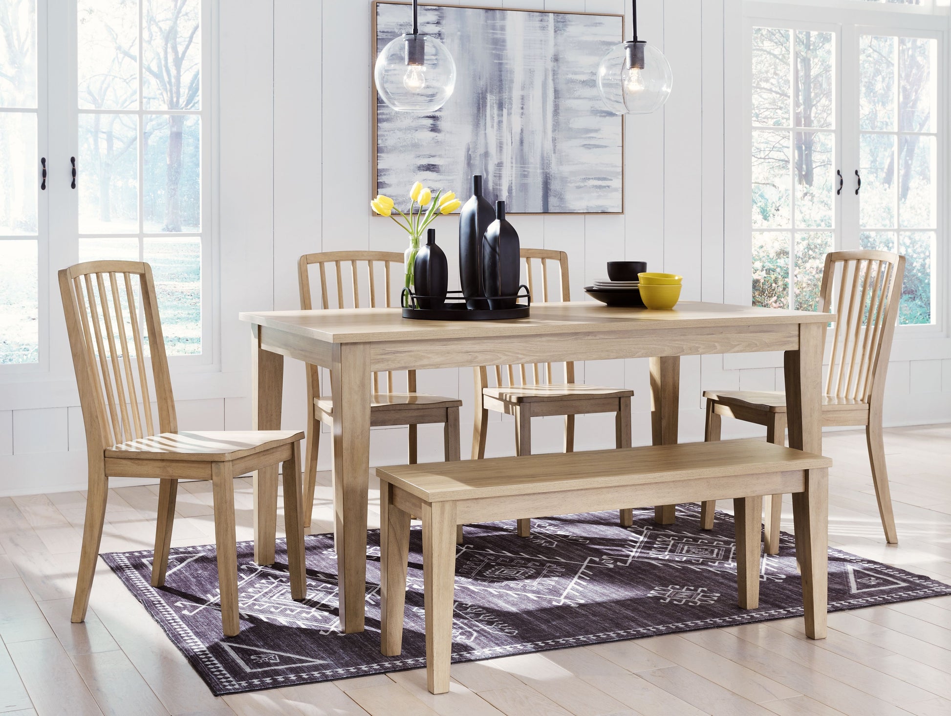 Signature Design by Ashley® Gleanville - Dining Room Set | Meri Furniture