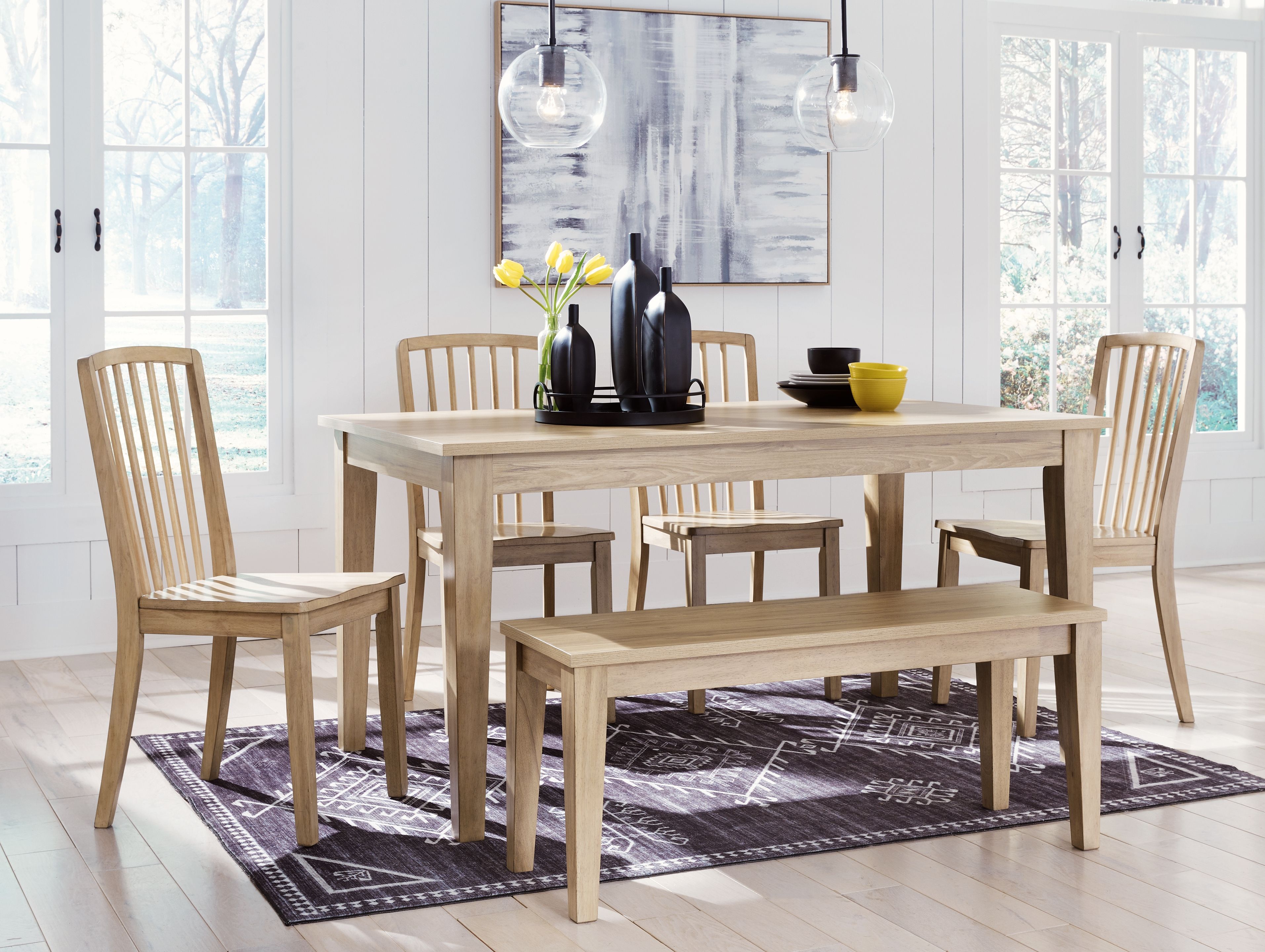 Signature Design by Ashley® Gleanville - Dining Room Set | Meri Furniture