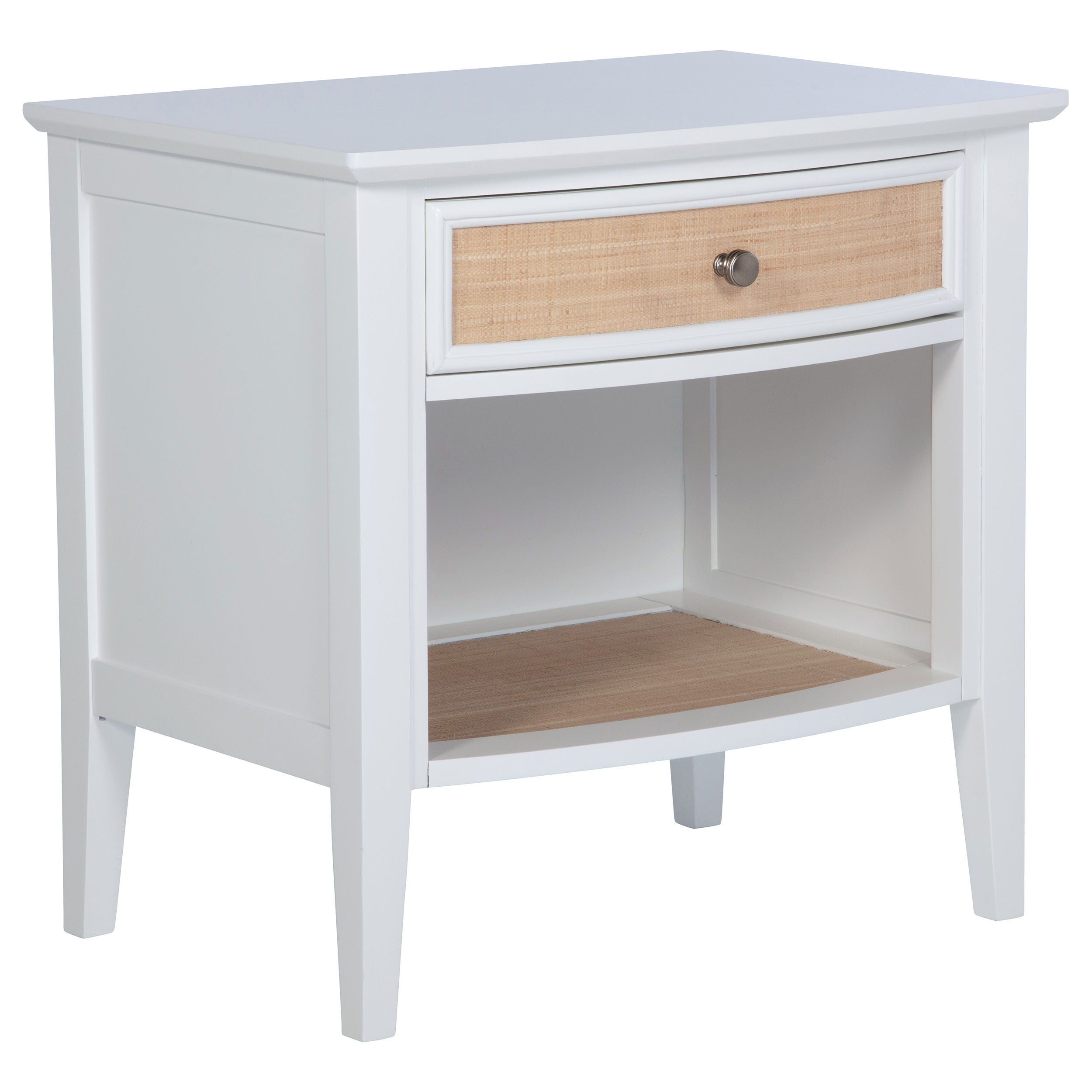 Coaster Fine Furniture Bexhill - 1-Drawer Nightstand Bedside Table - White | Meri Furniture