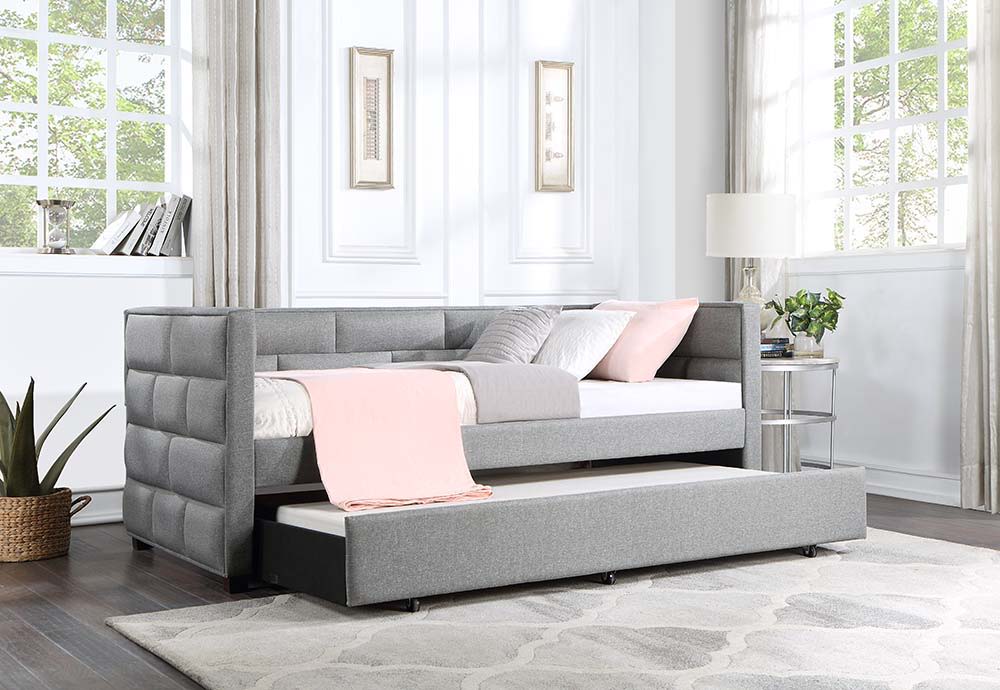ACME Ebbo - Daybed - Gray Fabric | Meri Furniture