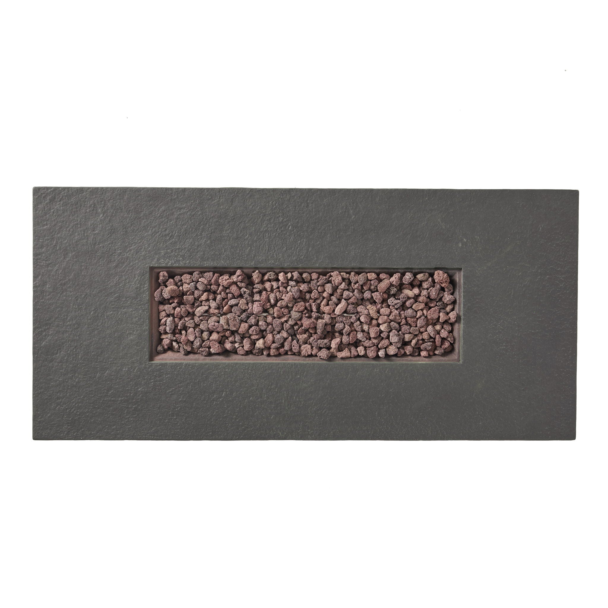 Fire Pit With Lightweight Concrete And Steel Frame