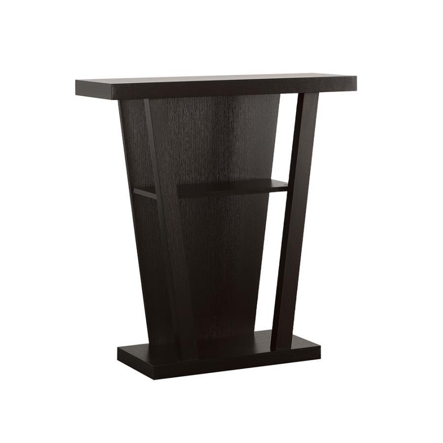 Coaster Fine Furniture Evanna - 2-Shelf Engineered Wood Console Table - Cappuccino | Meri Furniture