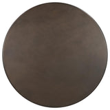 Oswego - Round Pub Height Bistro Bar Table - Dark Russet