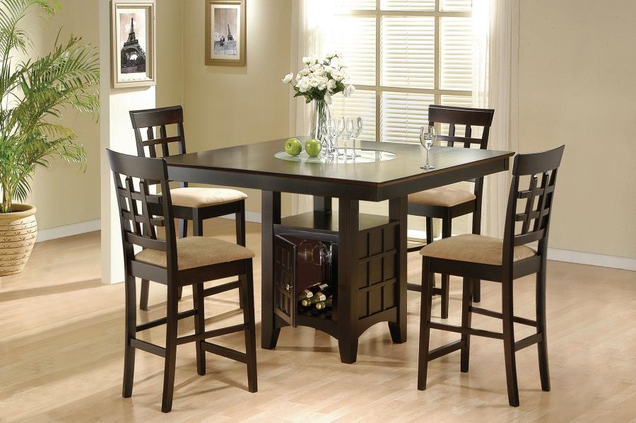 Coaster Fine Furniture Gabriel - Square Counter Dining Room Set | Meri Furniture