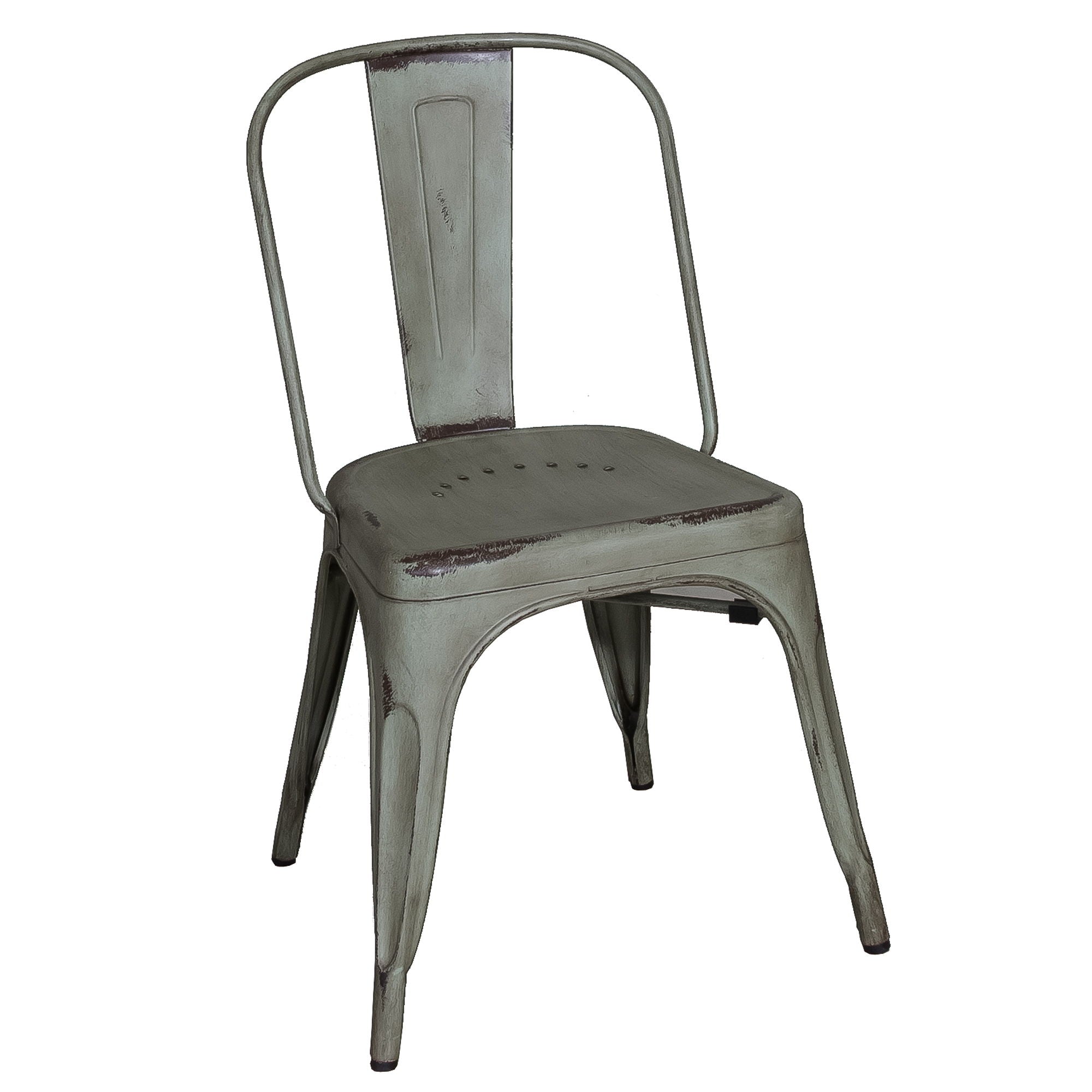 Vintage Series - Bow Back Side Chair - Green