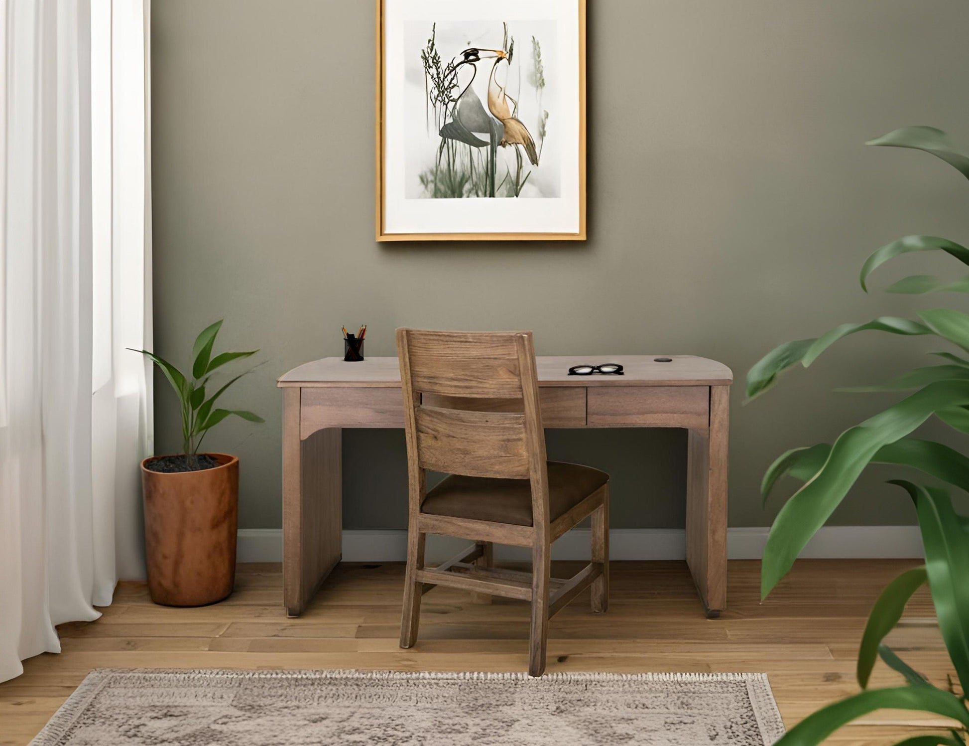 International Furniture Direct Mezquite - Desk - Brown | Meri Furniture