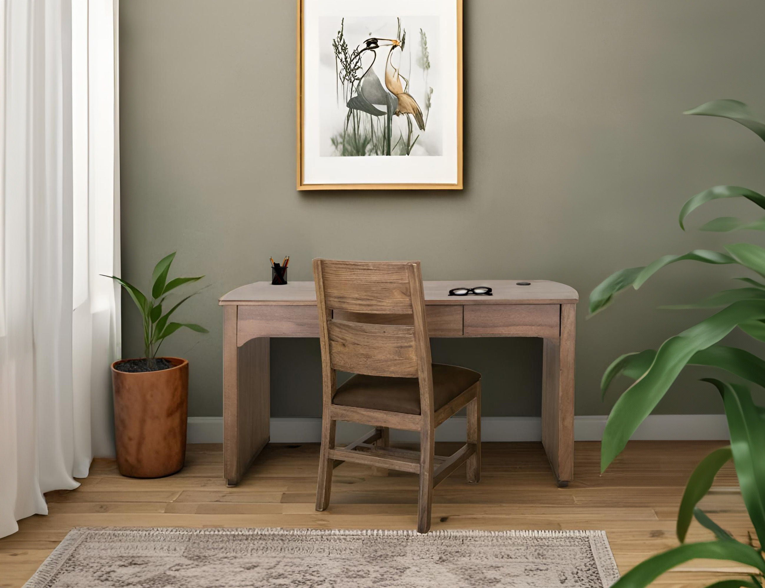 International Furniture Direct Mezquite - Desk - Brown | Meri Furniture