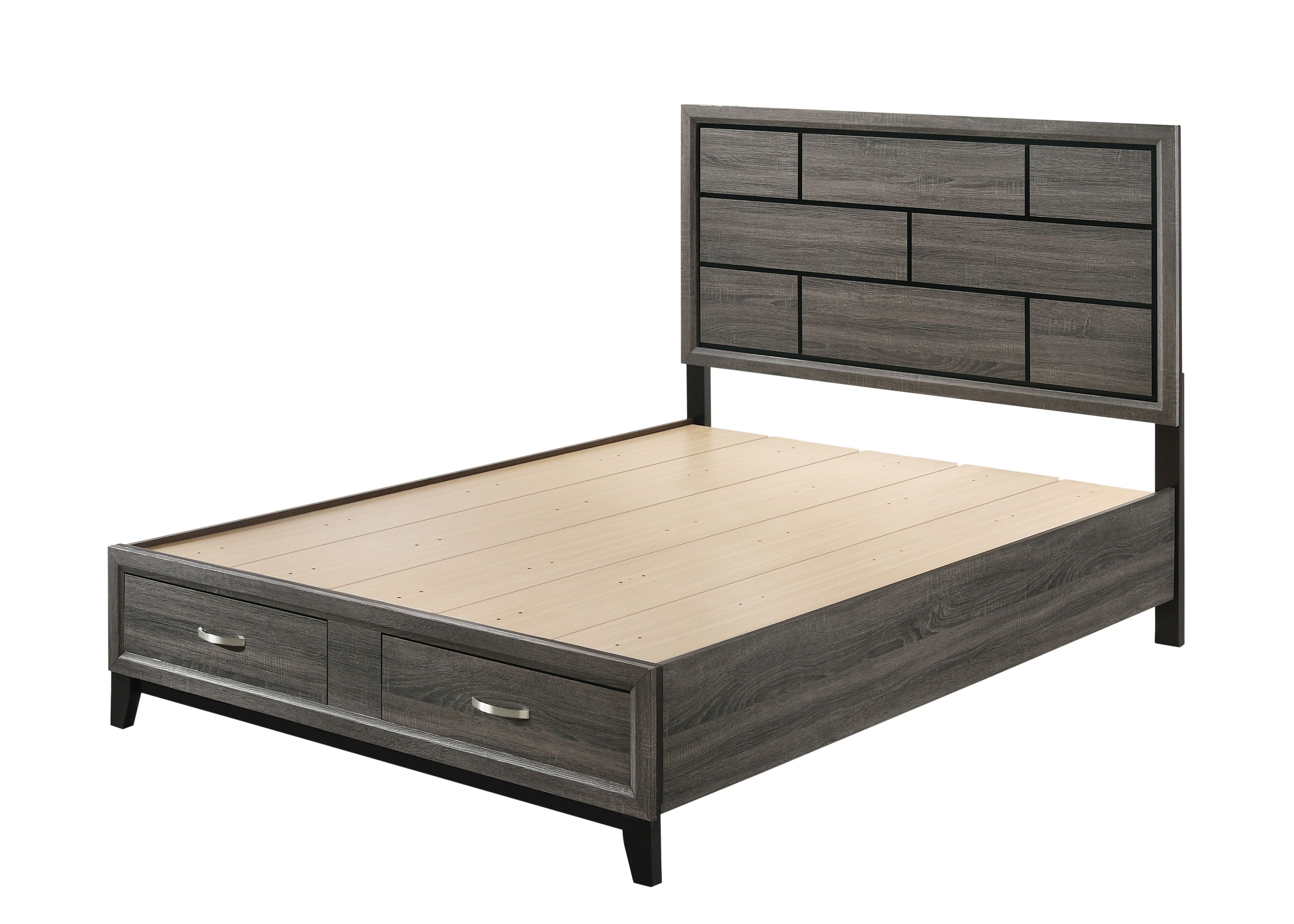 ACME Valdemar - Bed w/Storage | Meri Furniture