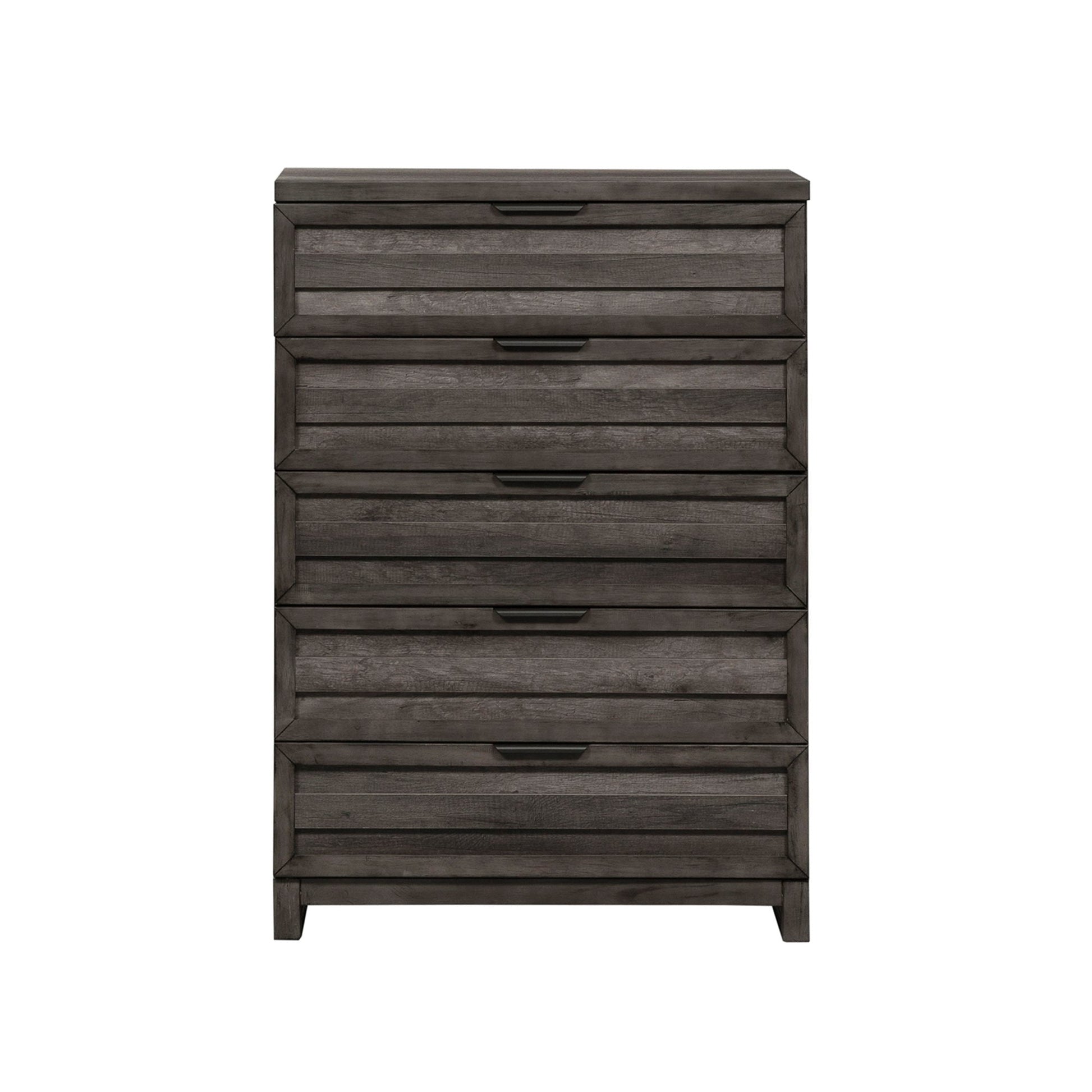 Liberty Furniture Tanners Creek - 5 Drawer Chest - Dark Gray | Meri Furniture
