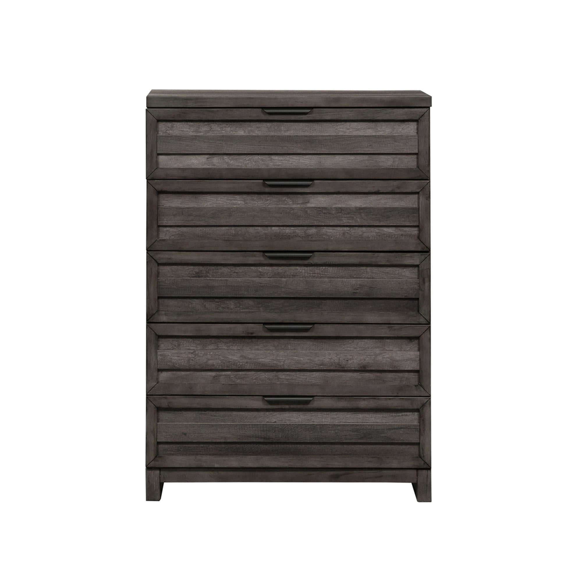 Liberty Furniture Tanners Creek - 5 Drawer Chest - Dark Gray | Meri Furniture
