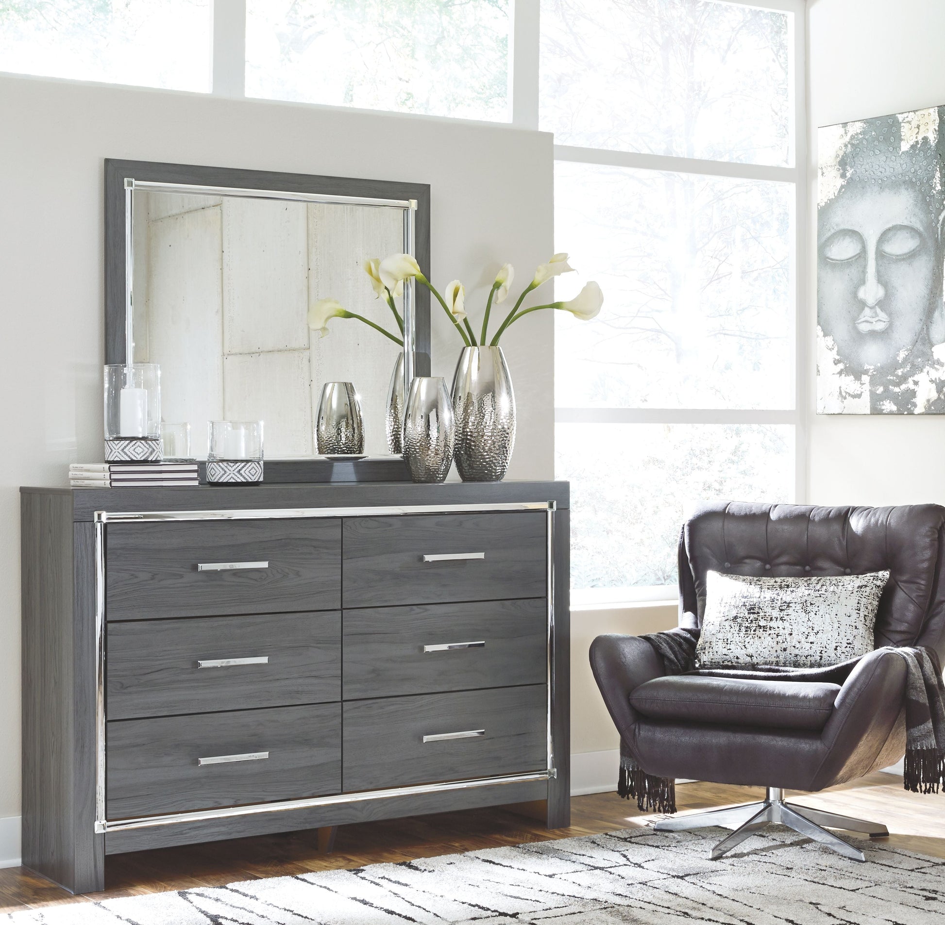 Ashley Furniture Lodanna - Dresser, Mirror | Meri Furniture