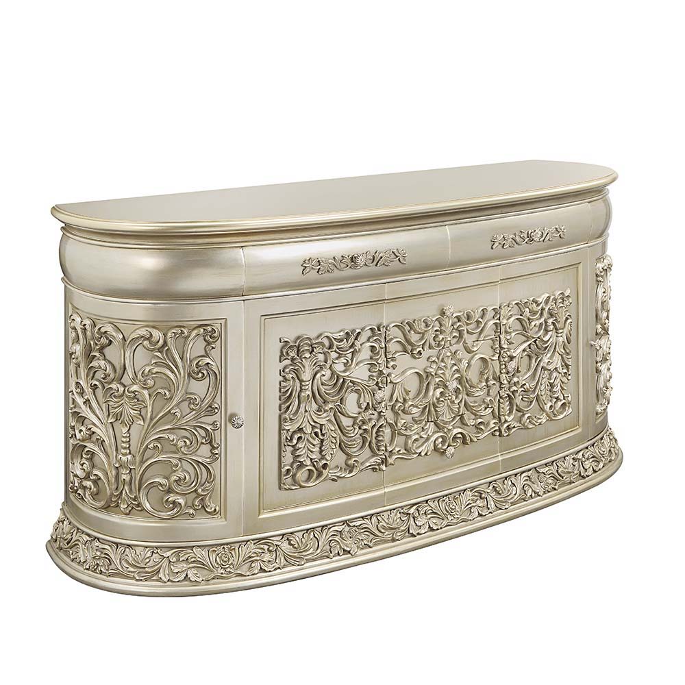 ACME Sorina - Server - Antique Gold Finish | Meri Furniture