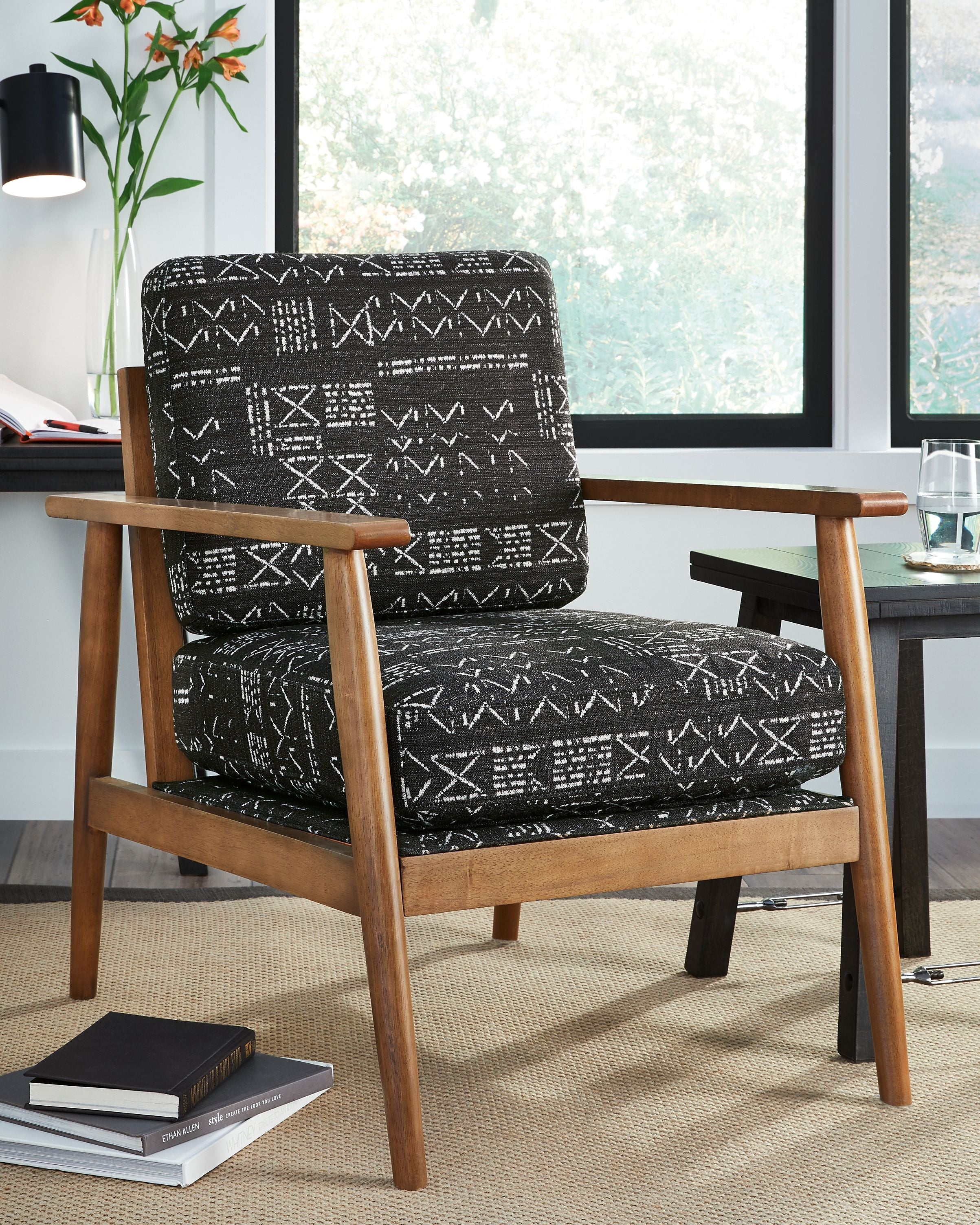 Ashley Furniture Bevyn - Charcoal - Accent Chair | Meri Furniture