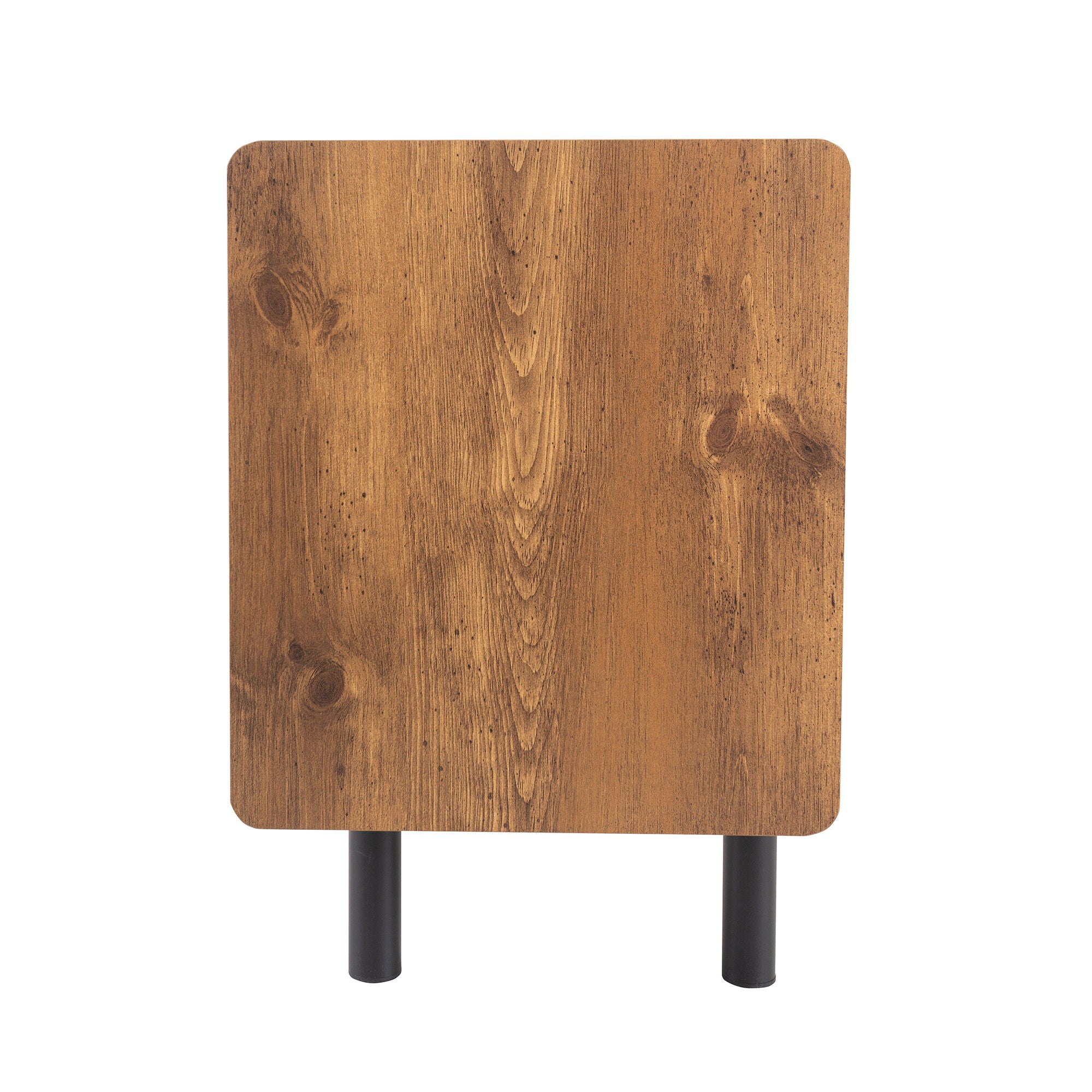 Mid Century TV Stand & 3 Cabinets, Media Console Table For Tvs Up To 70'', Entertainment Center With Storage For Living Room - Black / Brown