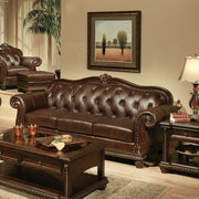 ACME Anondale - Sofa - Espresso Top Grain Leather Match | Meri Furniture