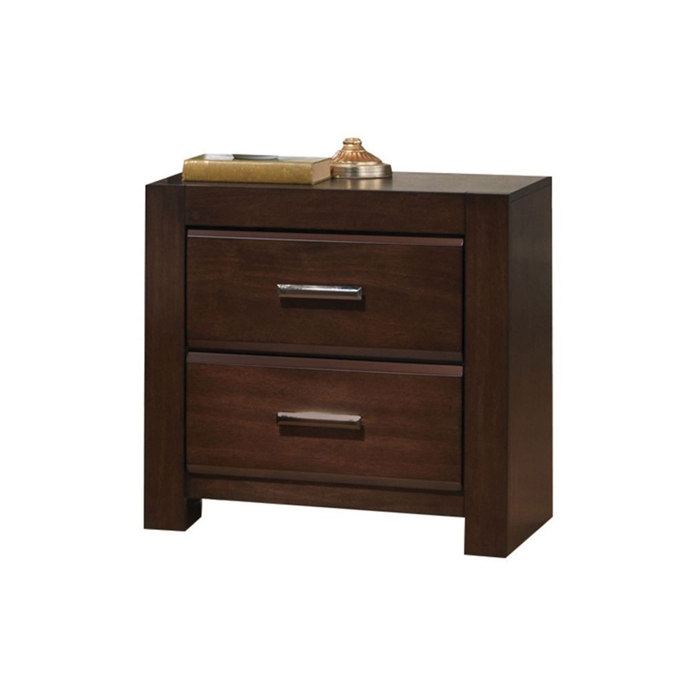 ACME Oberreit - Nightstand - Walnut | Meri Furniture