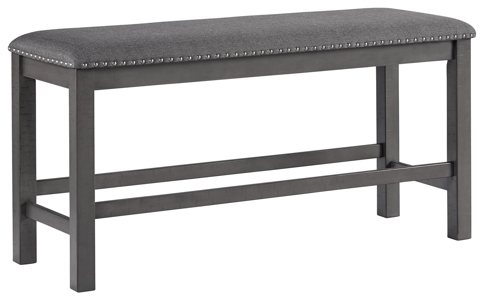 Signature Design by Ashley® Myshanna - Gray - Double Uph Bench | Meri Furniture