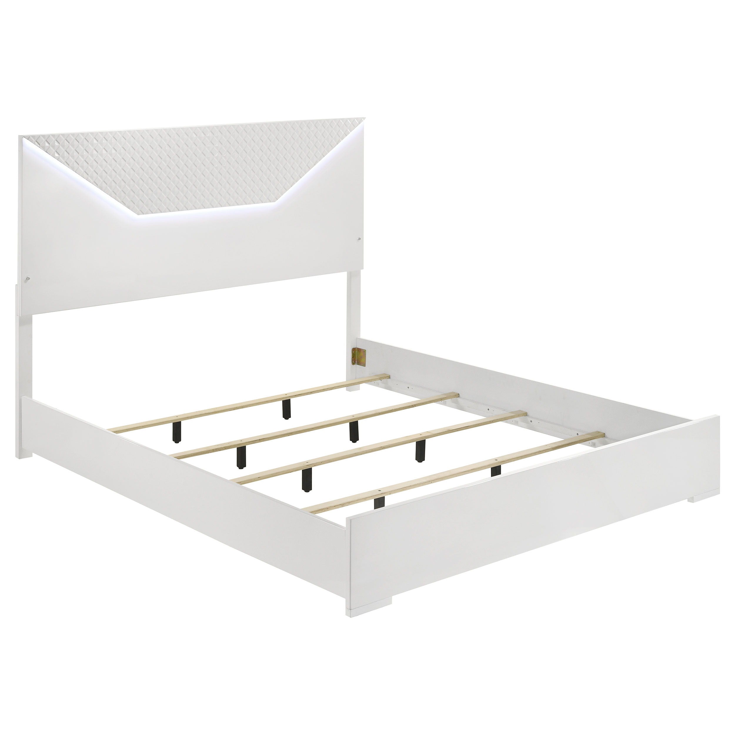 Coaster Fine Furniture Ives - Panel Bed LED Headboard | Meri Furniture